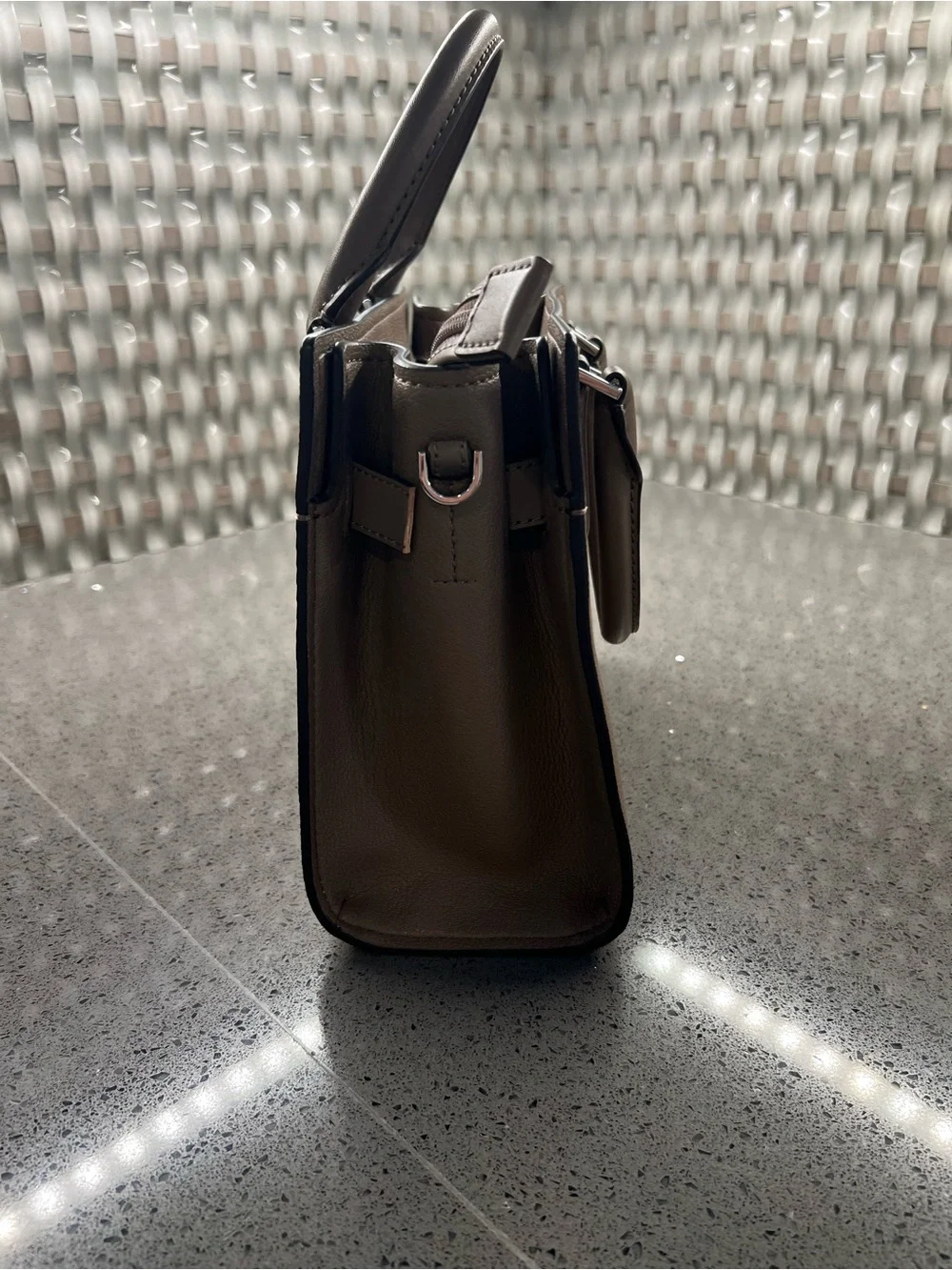 Michael Kors Brown MK Logo Satchel